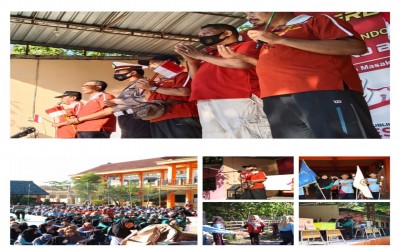KUATKAN KARAKTER PESERTA DIDIK, SMK N 1 BAURENO MENGADAKAN JALAN SEHAT BARENG